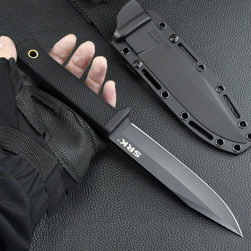 Bushcraft Knife Fixed - SKR Straight Fixed Blade RN Glass