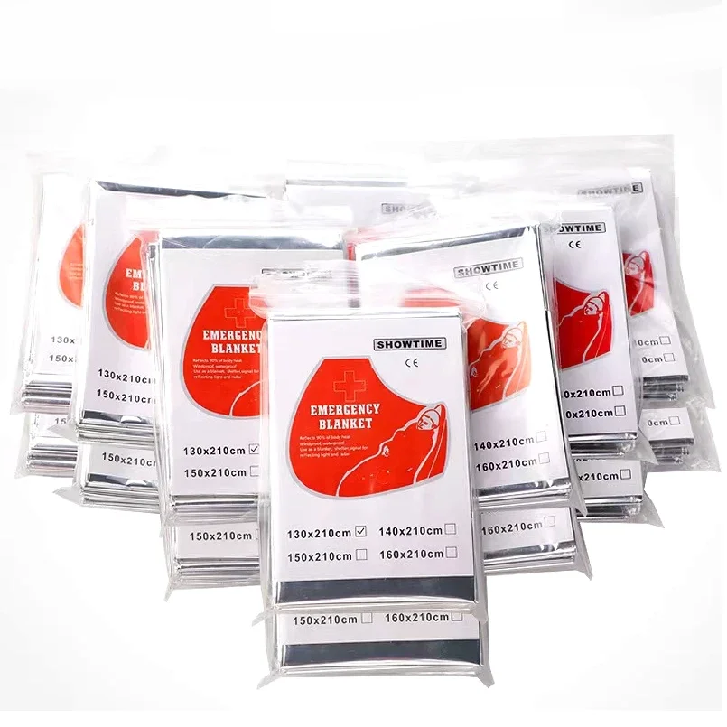 160*210cm 3 PCS Emergency Myra - đánh giá và giá Survival Blanket Reflective