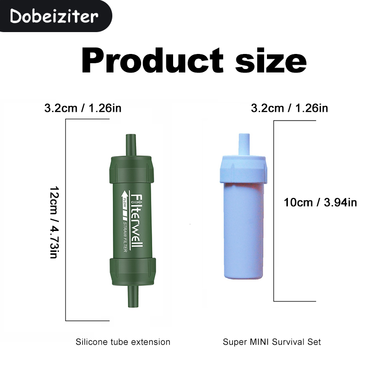 Mini Water Filter Straw Portab - đánh giá và giá Water Purification Straw
