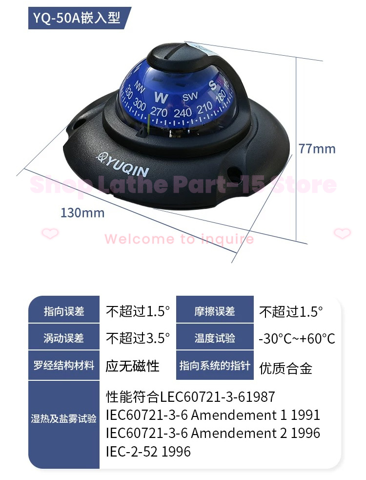 for YQ-50 Type Magnetic Compas - đánh giá và giá Compass Lensatic