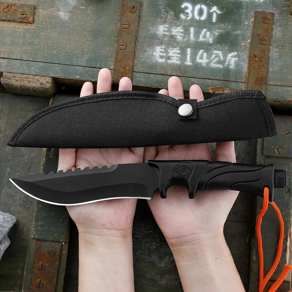 Outdoor EDC Fixed Blade High H - đánh giá và giá Bushcraft Knife Fixed