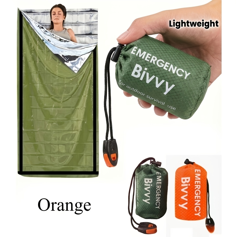 3Pcs Emergency Sleeping Bag Ki - đánh giá và giá Bivy Bag Emergency